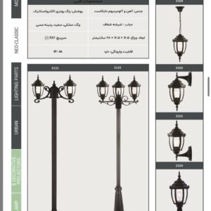 چراغ دیواری دایکاست