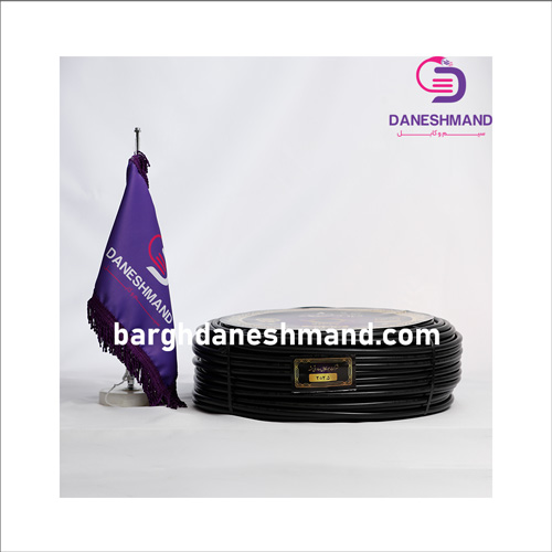 کابل 2 رشته 2/5*2 pvc مشکی صادراتی مشهد - تصویر 3