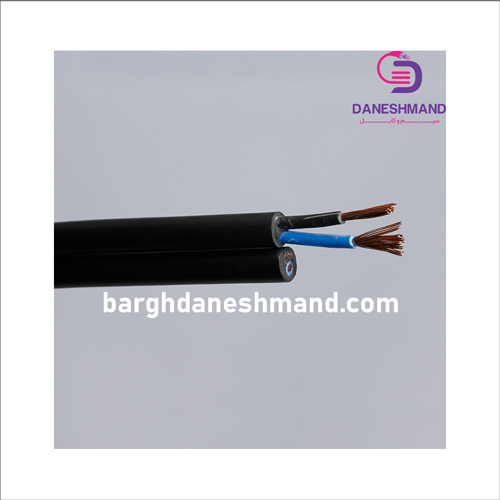 کابل 2 رشته 2/5*2 pvc مشکی صادراتی مشهد - تصویر 4