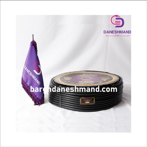 کابل 2 رشته 6*2 pvc مشکی صادراتی مشهد - تصویر 3