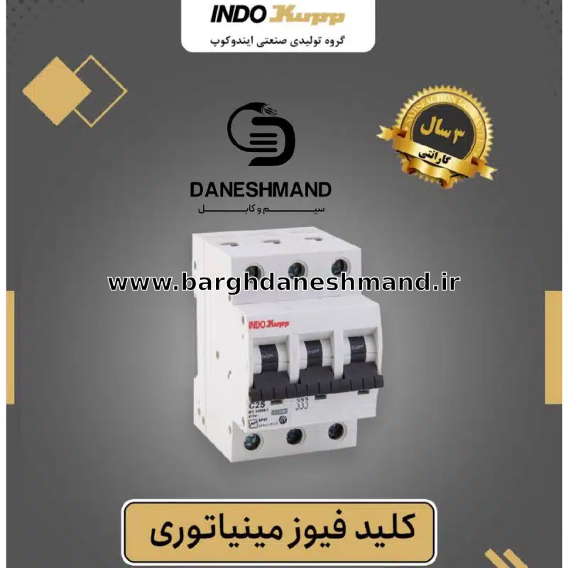 فیوز 3 فاز 10 آمپر برند ایندوکوپ