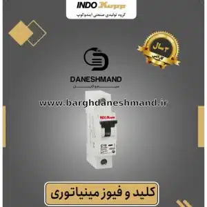 فیوز تک فاز 40 آمپر برند ایندوکوپ