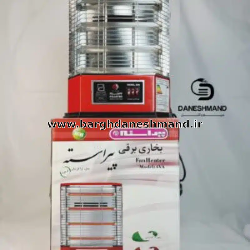بخاری برقی 4 شعله درجه یک فن دار