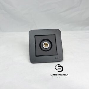 پریز آنتن توکار  مشکی مات برند بکر