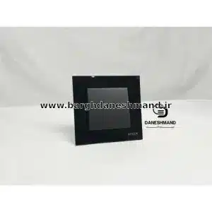 کلید تبدیل  توکار مشکی گلس براق برند بکر