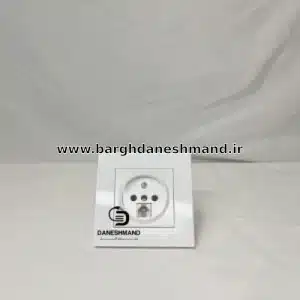 کلید یک پل توکار سفید بکر مدل آتا