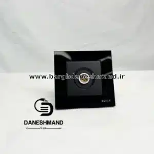پریز آنتن توکار مشکی گلس براق برند بکر