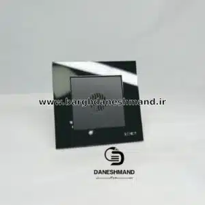 بیزر (زنگ) توکار مشکی گلس براق برند بکر