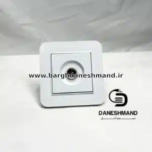 پریز آنتن ماهواره  توکار سفید بکر مدل آتا