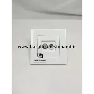 پریز  آنتن ماهواره توکار سفید بکر مدل آسان