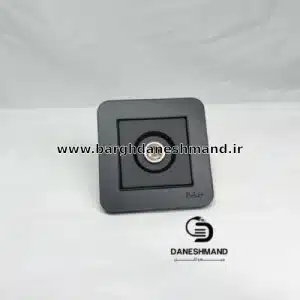 پریز آنتن توکار  مشکی مات برند بکر