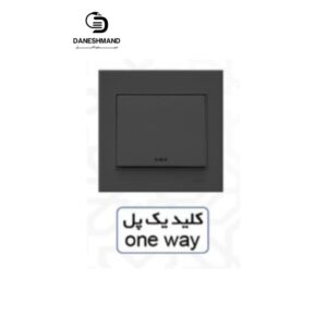 کلید یک پل  آسیا مشکی مدل اریک