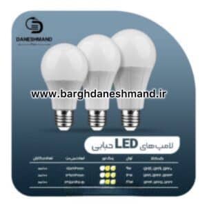 لامپ 12وات حبابی پارس شعاع توس