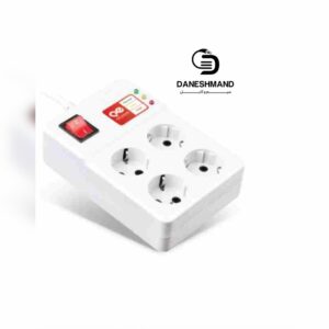 محافظ ۴ خانه کامپیوتر آنالوگ با کابل 5 متری پارت الکتریک