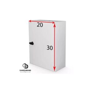 تابلو برق صنعتی فلزی (ورق 7 میل) 30*20 روکار