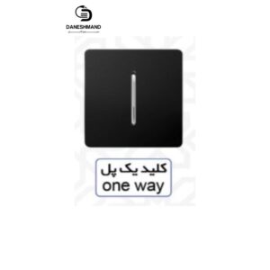کلید یک پل  آسیا مشکی  نقره ایی مدل کریستال