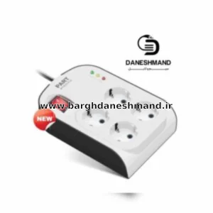 محافظ 4خانه ارت دار با کلید و کابل ۵ متری آنالوگ کامپیوتر پارت الکتریک ( کد 8793)