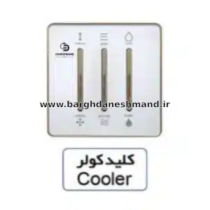 کلید کولر  آسیا سفید طلایی مدل یاقوت