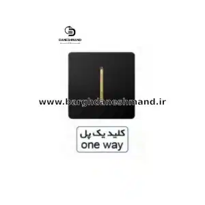 کلید یک پل آسیا مشکی طلایی مدل کریستال