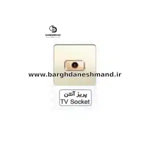 پریز آنتن  آسیا صدفی مدل کریستال