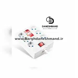 محافظ ۶ خانه دیجیتالی با کابل ۱/۸ متری پارت الکتریک ( کد 2060)
