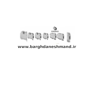 ترمینال ریلی در پوش دار دو تیکه 25A