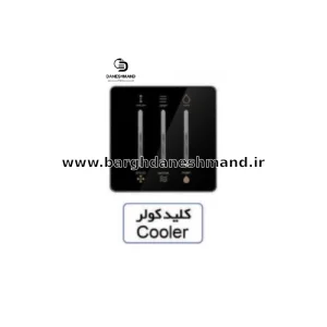 کلید کولر  آسیا مشکی نقره ایی مدل یاقوت