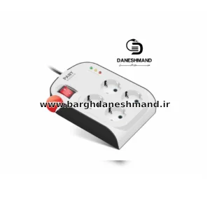 محافظ 4خانه ارت دار با کلید و کابل ۱/۸ متری آنالوگ کامپیوتر پارت الکتریک ( 8791)