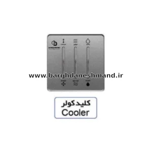 کلید کولر  آسیا نقره ایی مدل یاقوت