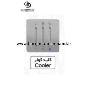 کلید کولر  آسیا نقره ایی مدل کریستال