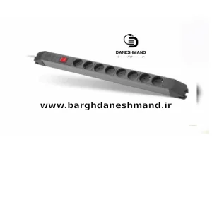رک مونت (خطی) ۸ خانه چراغ دار ۱٫۸ متری پارت الکتریک ( کد 2252)