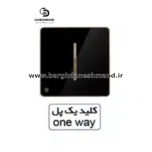 کلید یک پل آسیا مشکی طلایی مدل یاقوت