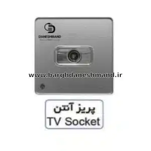 پریز  آنتن آسیا نقره ایی مدل یاقوت