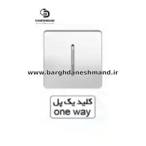 کلید یک پل  آسیا سفید نقره ایی مدل کریستال