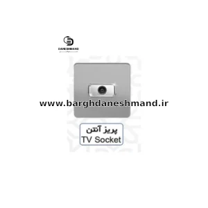 پریز  آنتن   آسیا نقره ایی مدل کریستال