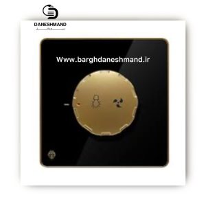 کلید دیمر مشکی طلایی یاقوت آسیا