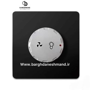 کلید دیمر مشکی نقره ایی کریستال آسیا