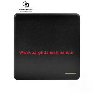 کلید یک پل مشکی مات مدل خیام برند خیام