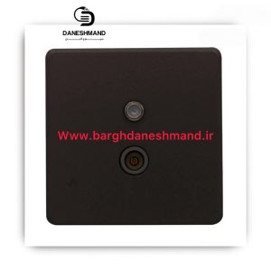 پریز ماهواره دو منظوره مشکی مات مدل خیام برند خیام