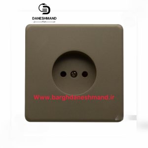 پریز ساده  بژ مدل خیام برند خیام
