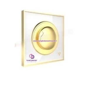 کلید دیمر ویرا مدل شهاب سفید طلایی