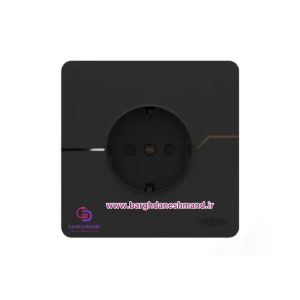 پریز ارت دار ویرا مدل تی 2(t2)مشکی مات
